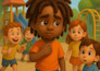 do african american children book illustration for cute illustration